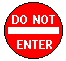 Do Not Enter